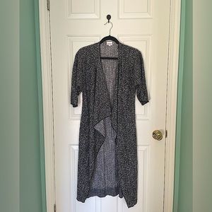 Kimono pleated floral cover up